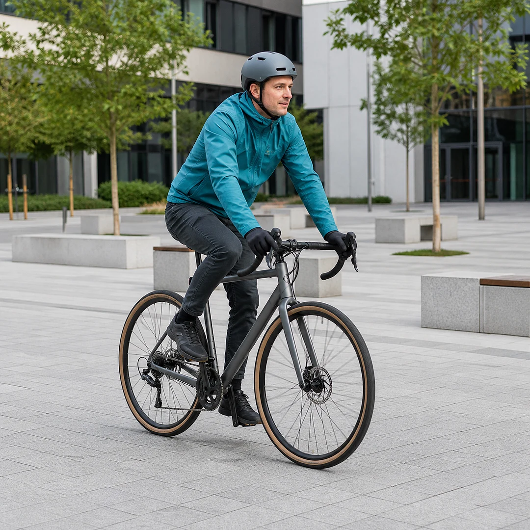 Illustrative clearer version of the same cyclist frame